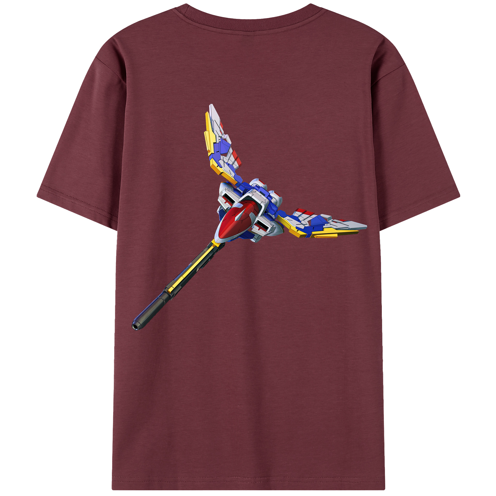 （画像用） 機動戦士ガンダム Mobile Suit Gundam 綿100％半袖Tシャツ（背面プリント）